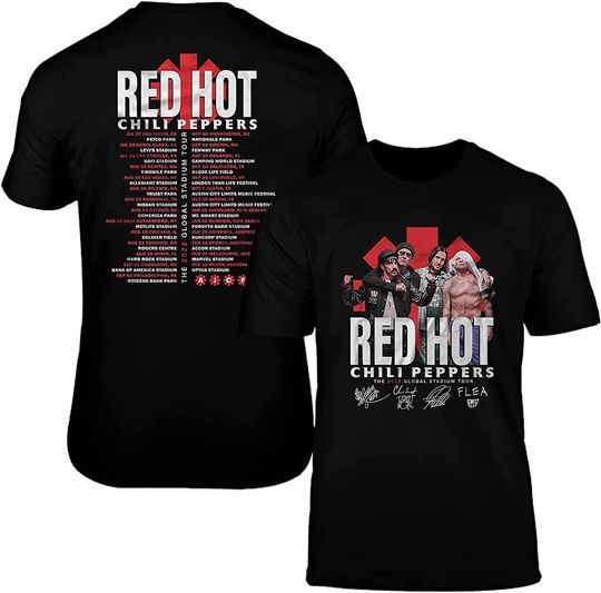 Discover Red Hot Chili Peppers 2023 Tour Shirt, Red Hot Chili Peppers Shirt