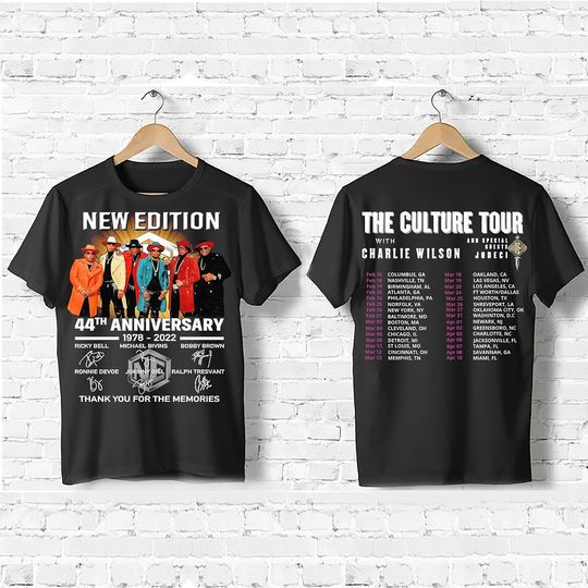 Discover New Edition Legacy Tour 2023 Shirt, Music Tour 2023 Shirt