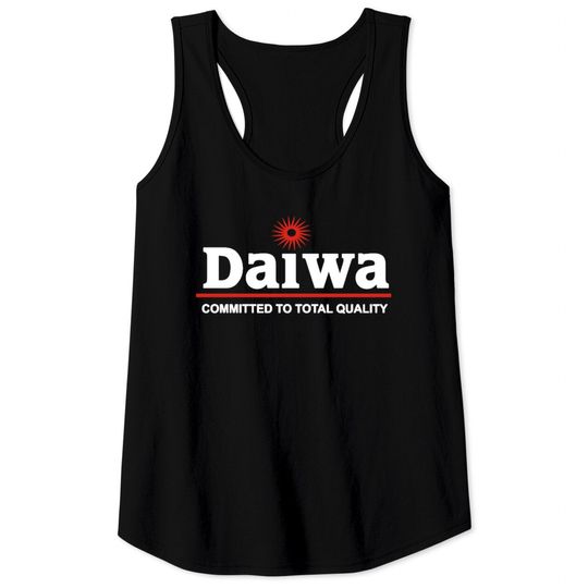 Discover Daiwa Fishing Team Logo Tank Tops