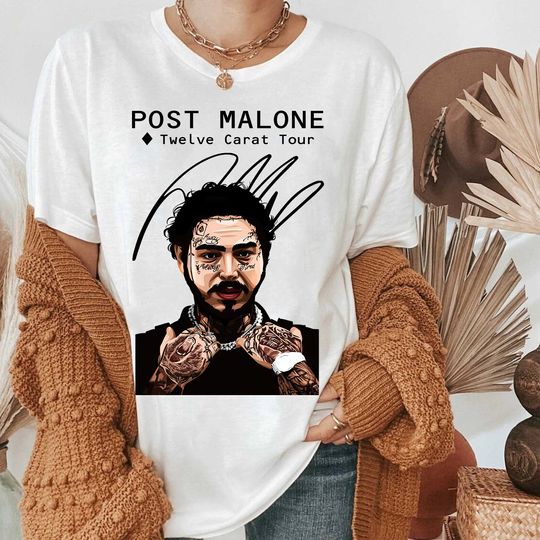 Discover Vintage Post Malone Concert T-Shirt