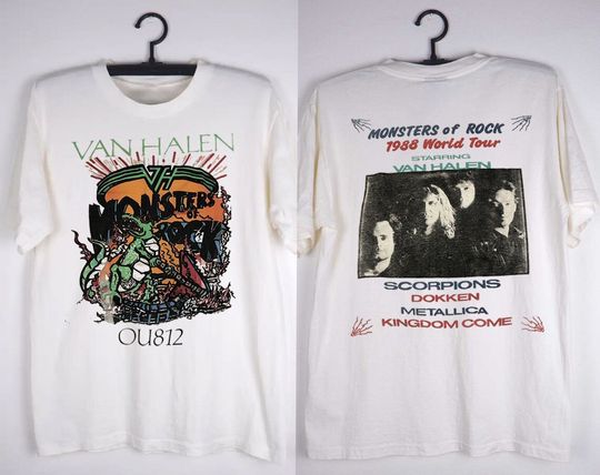 Discover van Monsters of Rock World Tour 1988 T-Shirt
