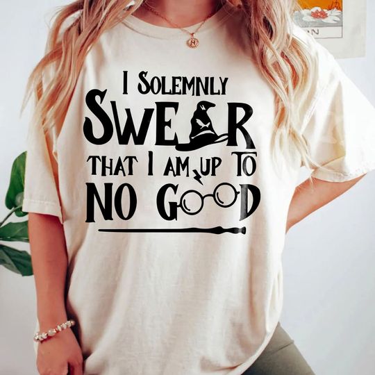 Discover I Solemnly Swear that iam up to no good T Shirt