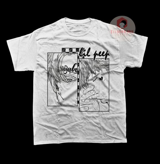 Discover Lil Peep Unisex T-Shirt - Crybaby Album Poster - Rapper Graphic Shirt