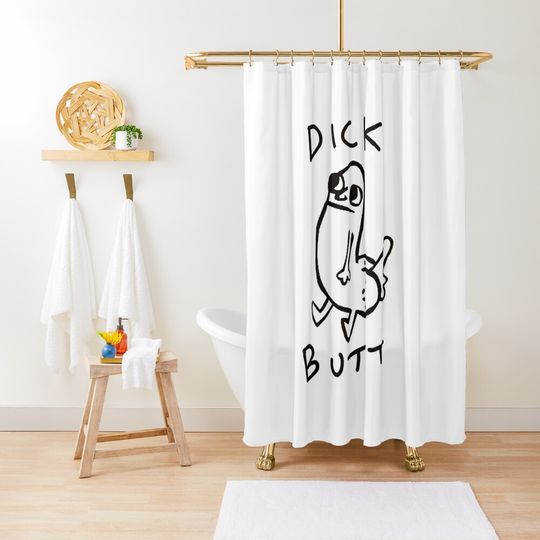 Discover Dickbutt Shower Curtain