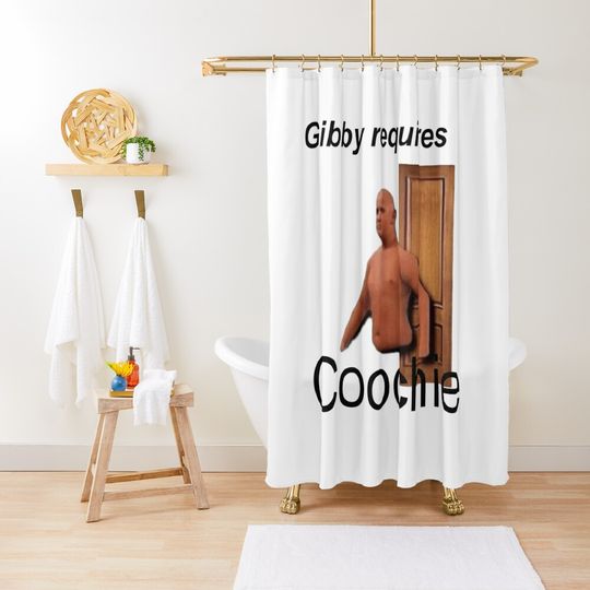 Discover Gibby requires coochie Shower Curtain