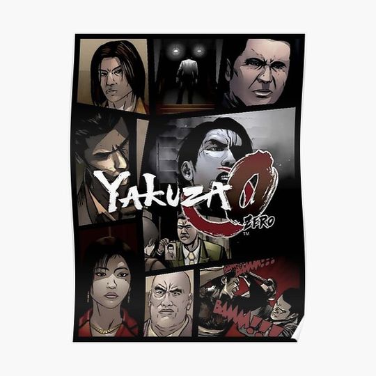 Discover Yakuza 0 Poster Premium Matte Vertical Poster