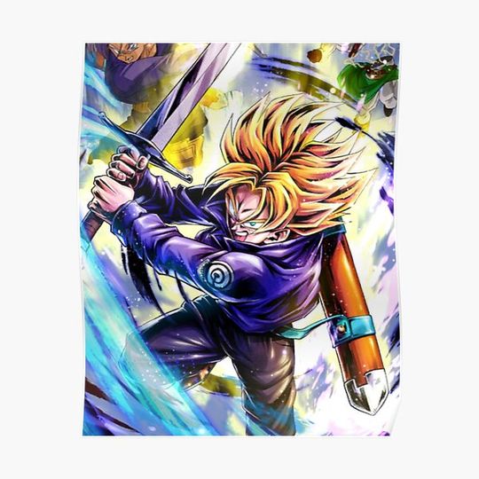 Discover Future Trunks Premium Matte Vertical Poster