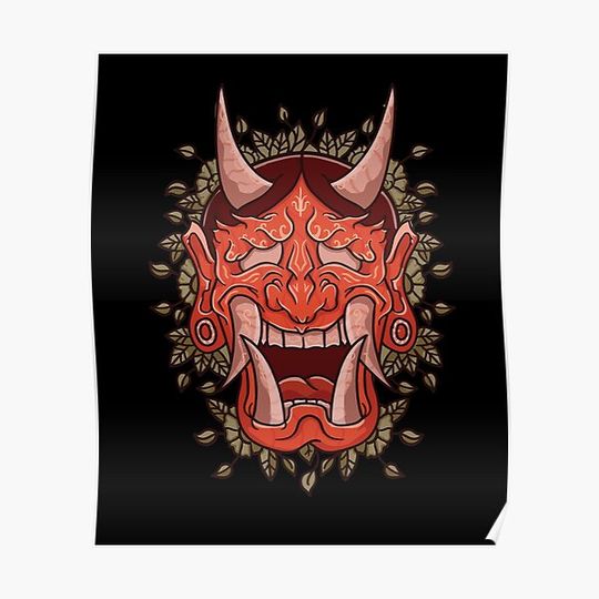 Discover DEMON MASK Premium Matte Vertical Poster
