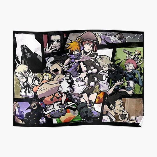 Discover The World Ends With You Premium Matte Vertical Poster