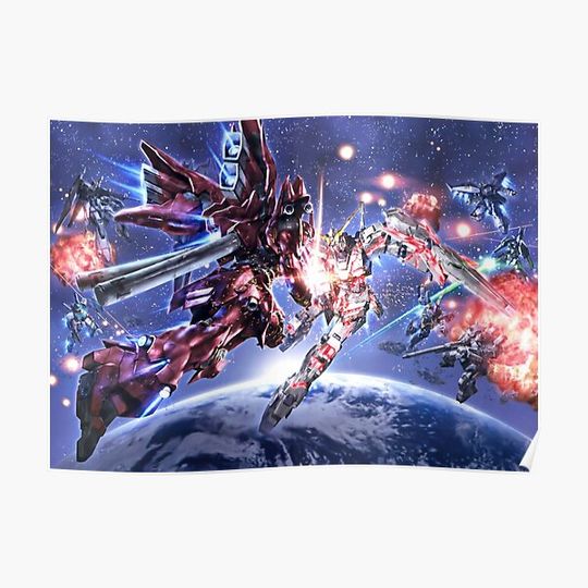Discover Mobile Suit Gundame RX78-02 /27 Premium Matte Vertical Poster