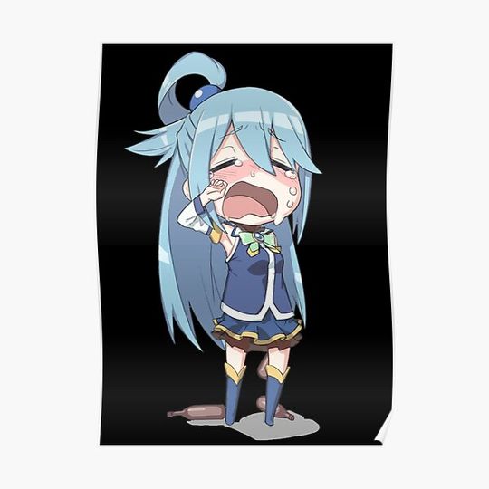 Discover Aqua - KonoSuba Premium Matte Vertical Poster