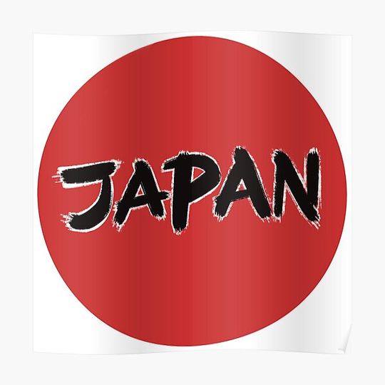 Discover Japan flag ichiban Premium Matte Vertical Poster