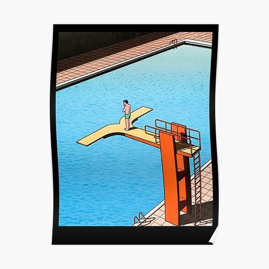 Discover Guy billout classic Premium Matte Vertical Poster