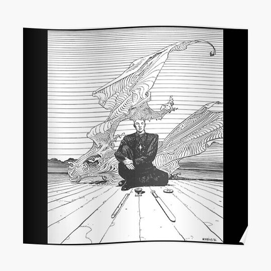 Discover moebius jean giraud artwork poster Premium Matte Vertical Poster