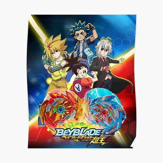 Discover Beyblade Burst Rivals Premium Matte Vertical Poster