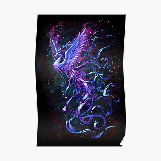 Discover Fenix blue ver. Premium Matte Vertical Poster