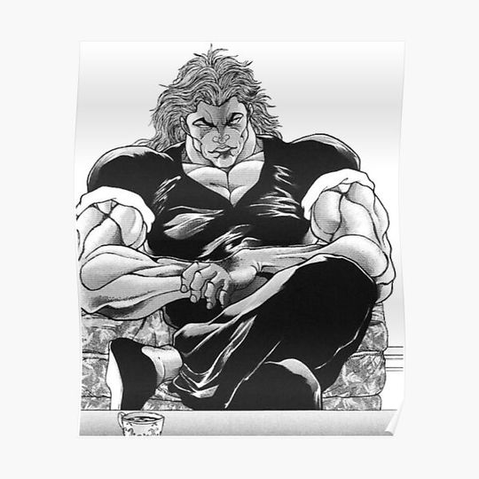 Discover Yujiro Hanma - Baki Premium Matte Vertical Poster
