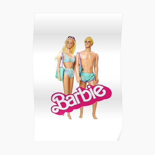 Discover Barbie and Ken Sun Lovin' Malibu Premium Matte Vertical Poster