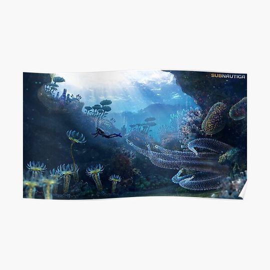 Discover Subnautica Coral Reef Premium Matte Vertical Poster