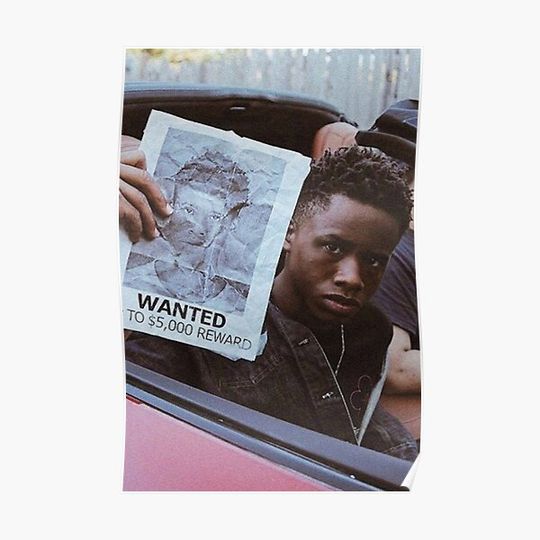 Discover Wanted - Tay in car pink Premium Matte Vertical Poster