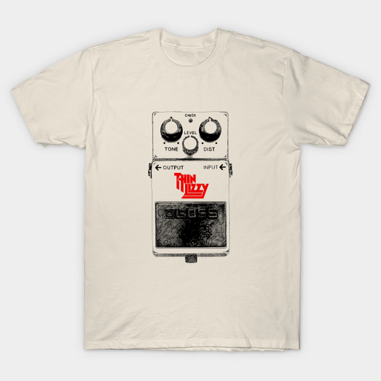 Discover Thin Lizzy Guitar Pedal - Thin Lizzy - T-Shirt
