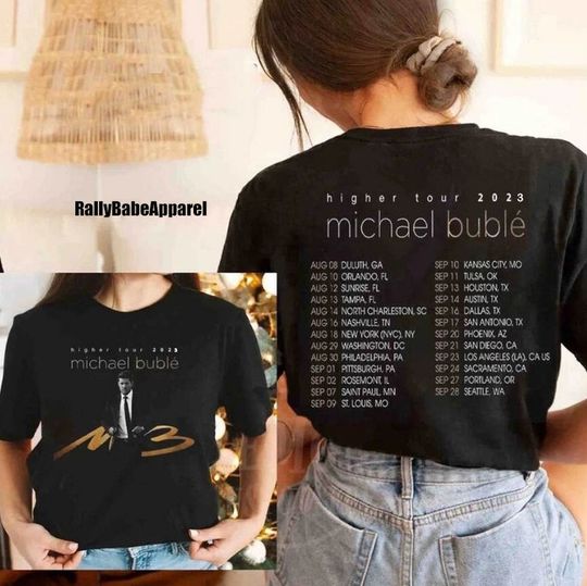 Discover Michael Bublé 2023 European Tour Shirt
