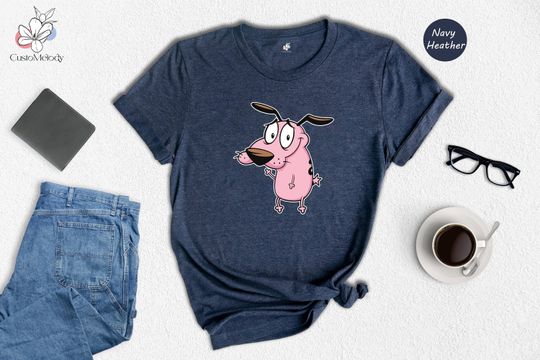 Discover Courage the Cowardly Dog Shirt, 90's TV Shows Shirt, Courage Cartoon Tee