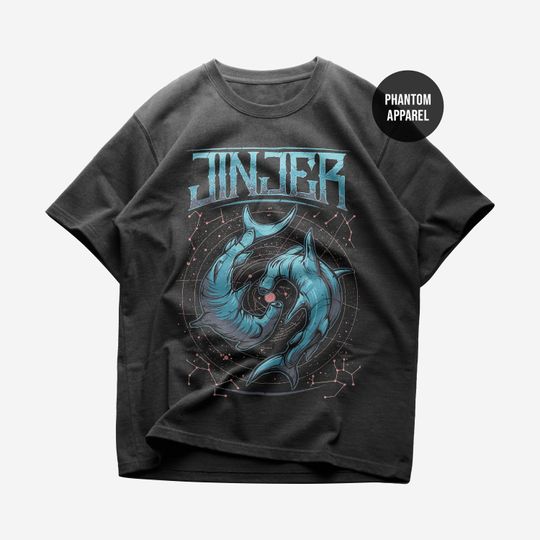 Discover Jinjer T-shirt - Metal Band Shirt - Pisces