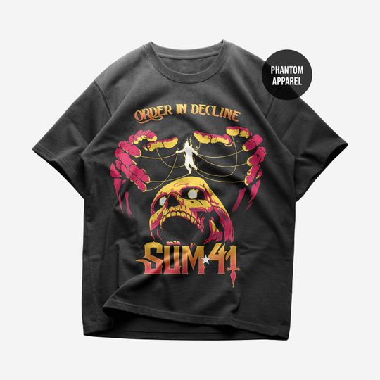 Discover Sum 41 T-shirt - Punk Band Shirt - All Killer No Filler - In Too Deep