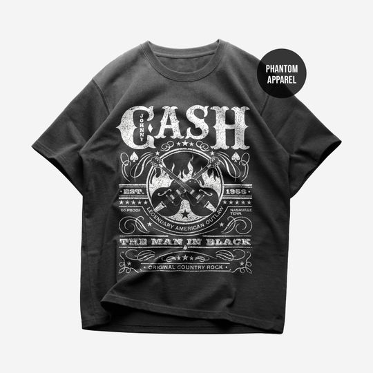Discover Johnny Cash T-shirt - Rock Band Shirt - Save My Love For Sorrow