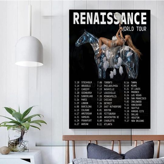 Discover Beyonc renaissance Tour 2023 Poster, Music Tour 2023 Poster