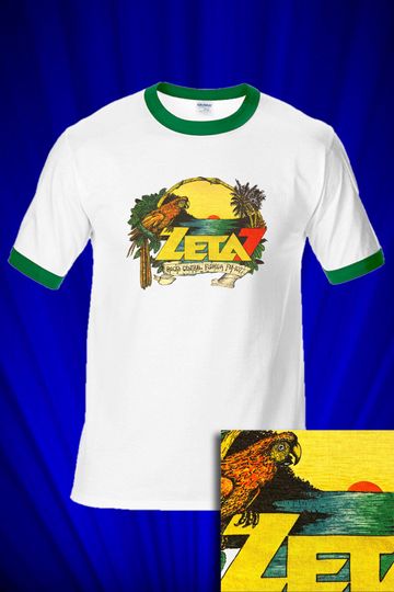 Discover ZETA 7 Central Florida Rock Radio ringer Tee-shirt