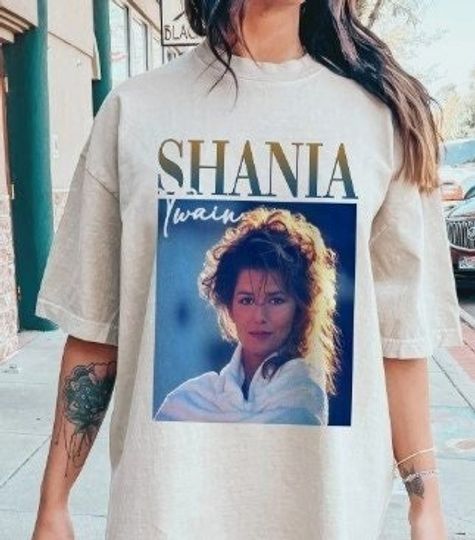 Discover Shania Twain Unisex Tshirt Vintage, Shania Twain T-Shirt