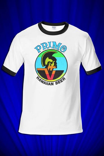 Discover Primo Hawaiian Beer 1970s T-SHIRT
