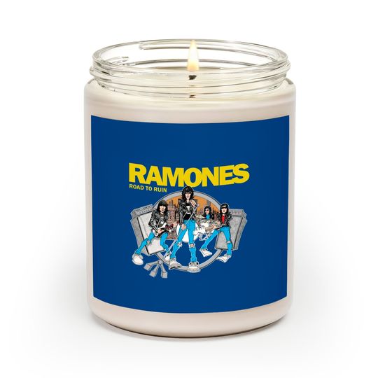 Discover Ramones Road to Ruin Scented Candles, rock band Scented Candles