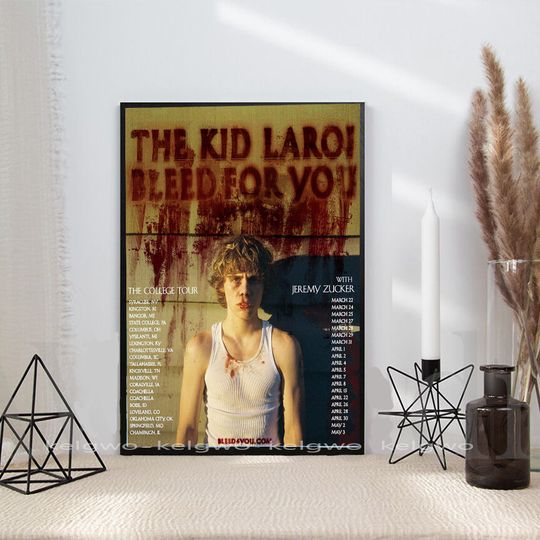 Discover The Kid Laroi 2023 Tour Poster - World Tour 2023 Poster