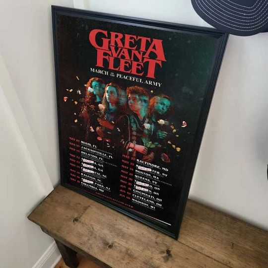 Discover Greta Van Fleet 2023 Tour Poster