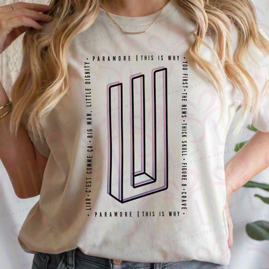 Discover This Is Why Tour Shirt, Paramore Tracklist Shirt, Paramore Tour 2023 Shirt