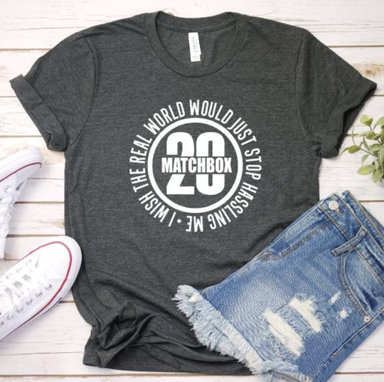 Discover Matchbox 20 real world tshirt