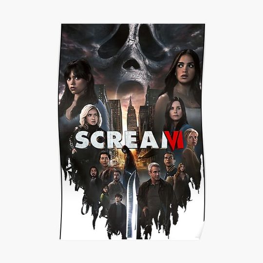 Discover Scream 6 horror movie - Scream Vl Poster Premium Matte Vertical Poster
