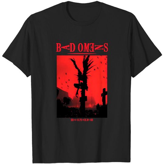 Discover Bad Omens Band Shinigami 2023 Shirt, A Tour Of The Concrete Jungle