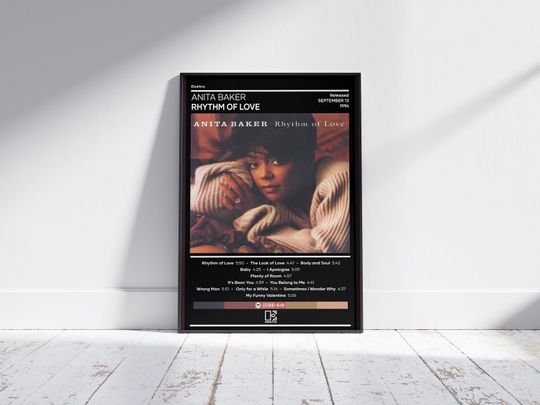 Discover Anita Baker Rhythm of Love Poster