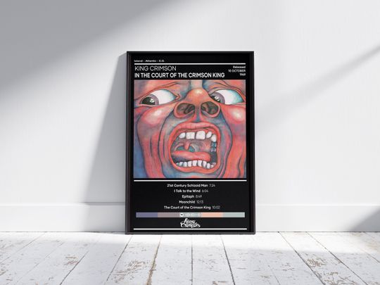Discover king krimson Poster | In the Court of the Crimson King Poster