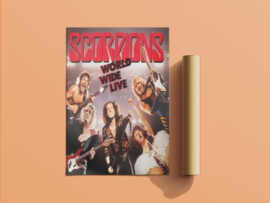 Discover Scorpions World Wide Live Concert Poster