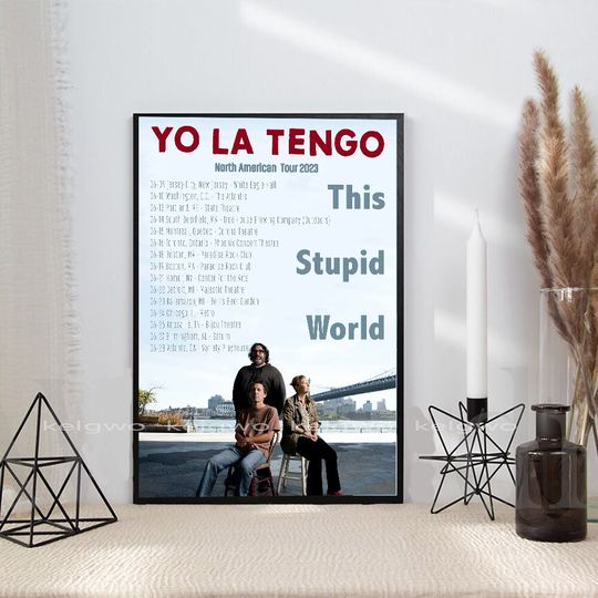 Discover Yo La Tengo Announce June 2023 North American Tour Dates Poster