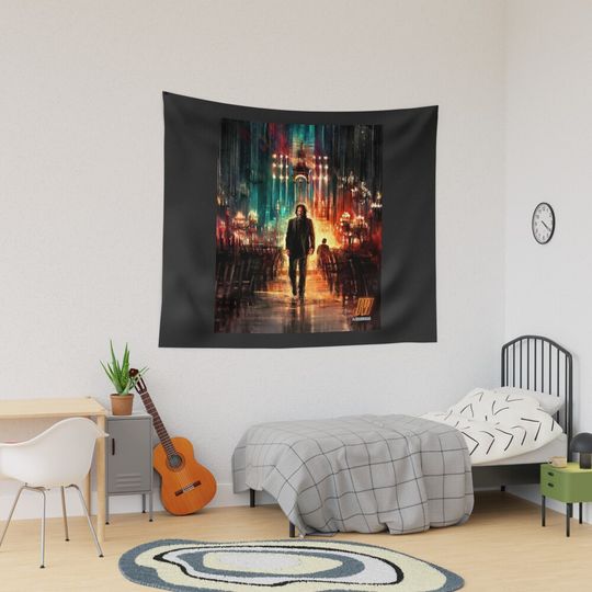 Discover John Wick Movie, John Wick 4 Movie, JW4 Tapestry