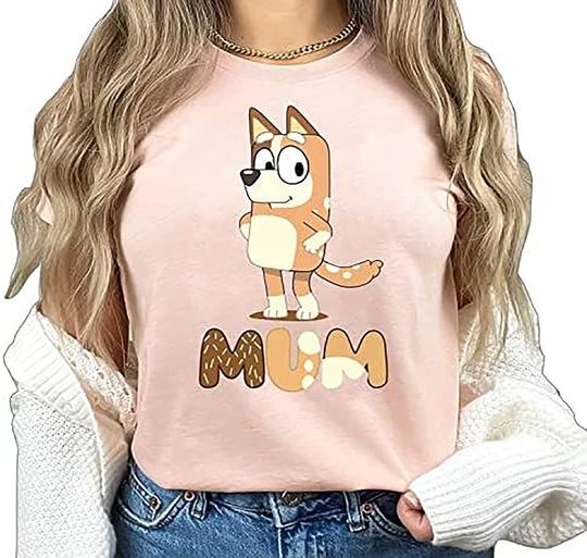 Discover BlueyDad Family Shirt, BlueyDad Mom Sweatshirt, Cute Mum T-shirt