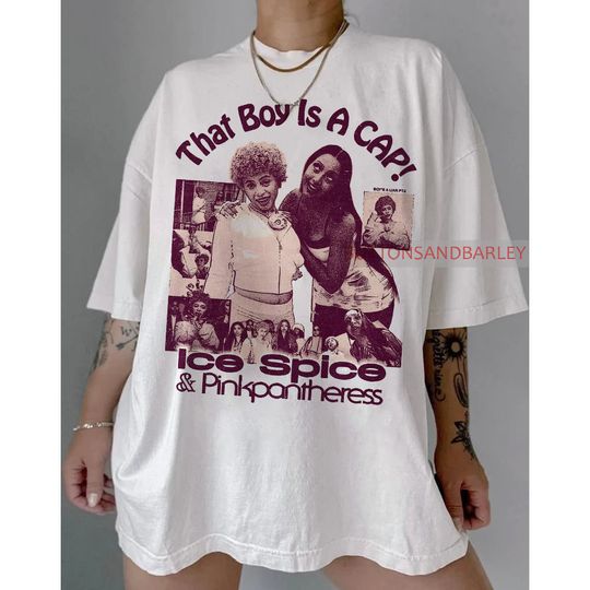 Discover Vintage Ice Spice Boy's A Liar Shirt, that boy is a cap Shirt,Ice Spice Shirt, Music Fan Gift