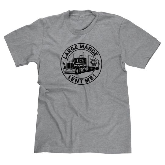 Discover Large Marge Sent Me Pee Wee Trucker Big Rig 80s Funny Parody T-shirt