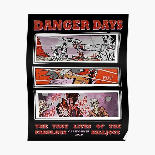 Discover Danger Days Vintage Premium Matte Vertical Poster